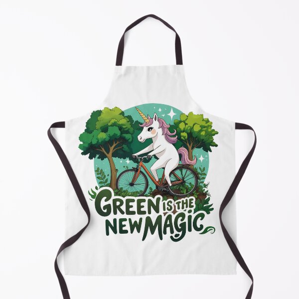 Item preview, Green is the New Magic – Eco-Activist Unicorn designed and sold by zoughlal.