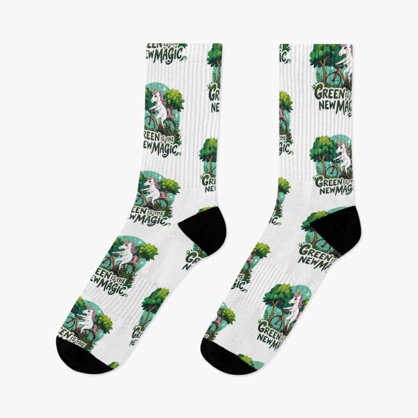 Item preview, Green is the New Magic – Eco-Activist Unicorn designed and sold by zoughlal.