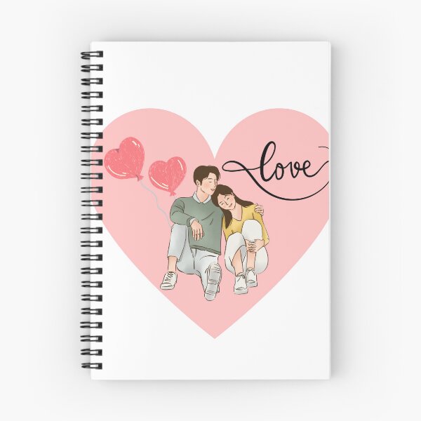 Item preview, "Romantic Couple Illustration - Love Art for T-Shirts & Gifts" designed and sold by pixelandpalette.