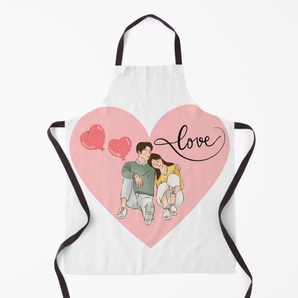 Item preview, "Romantic Couple Illustration - Love Art for T-Shirts & Gifts" designed and sold by pixelandpalette.