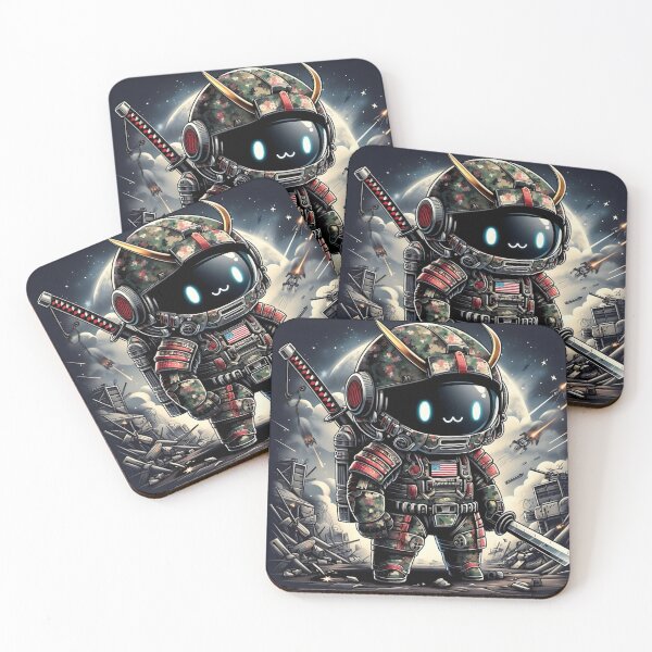 Item preview, Galactic Samurai Mecha Force - Model 6 designed and sold by NeonBot_Shop.