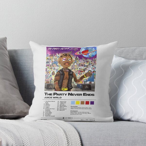 Item preview, The Party Never Ends by Juice WRLD Album Poster designed and sold by FourthWall Prints.