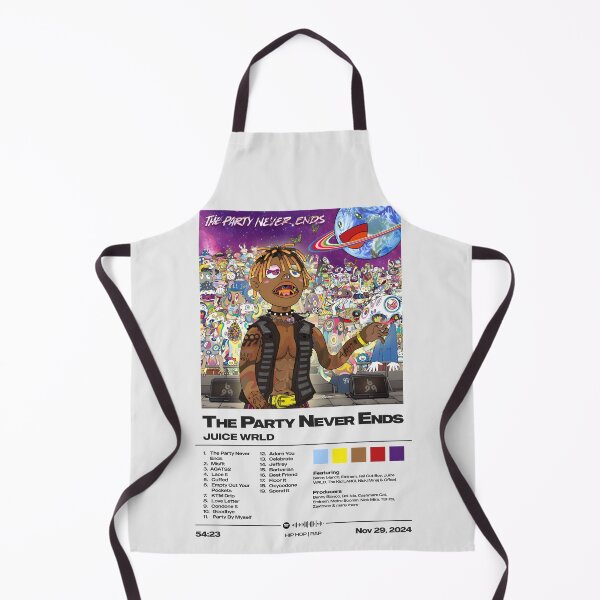 Item preview, The Party Never Ends by Juice WRLD Album Poster designed and sold by FourthWall Prints.