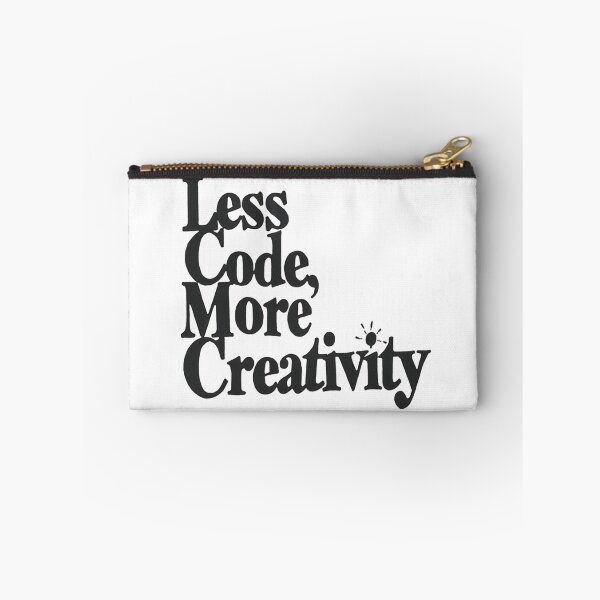 Item preview, Less code, More creativity designed and sold by Honeybee Designs.