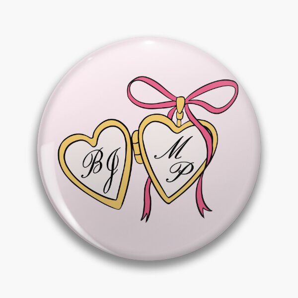 Item preview, magnolia parks and bj ballentine heart locket  designed and sold by catdiasart.