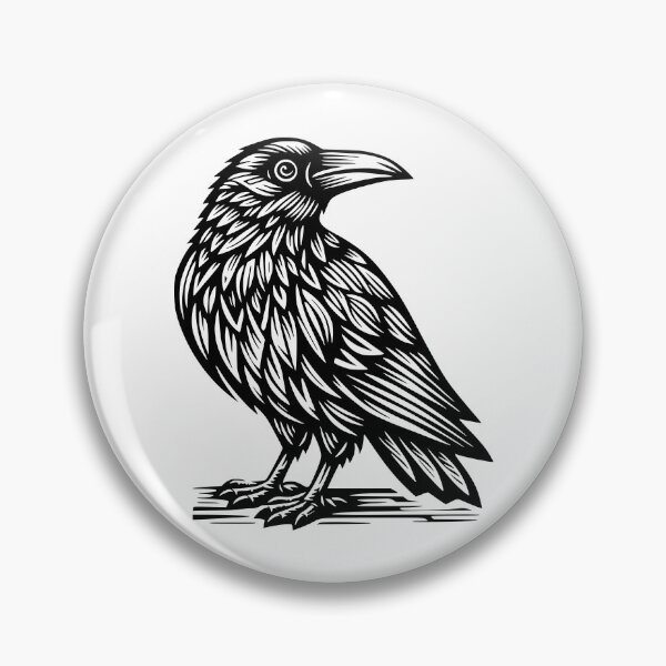Item preview, The Crow; Die Krähe; Le corbeau; El Cuervo designed and sold by LogosMachina.