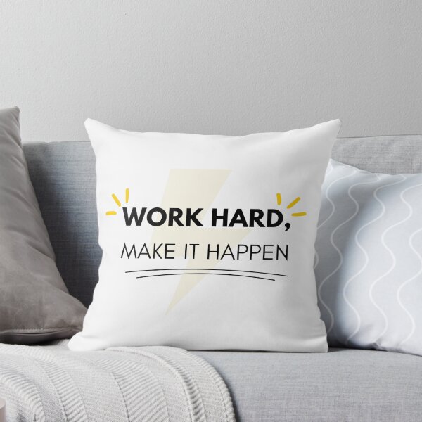 Item preview, Work hard, make it happen  designed and sold by kstheladesigns.