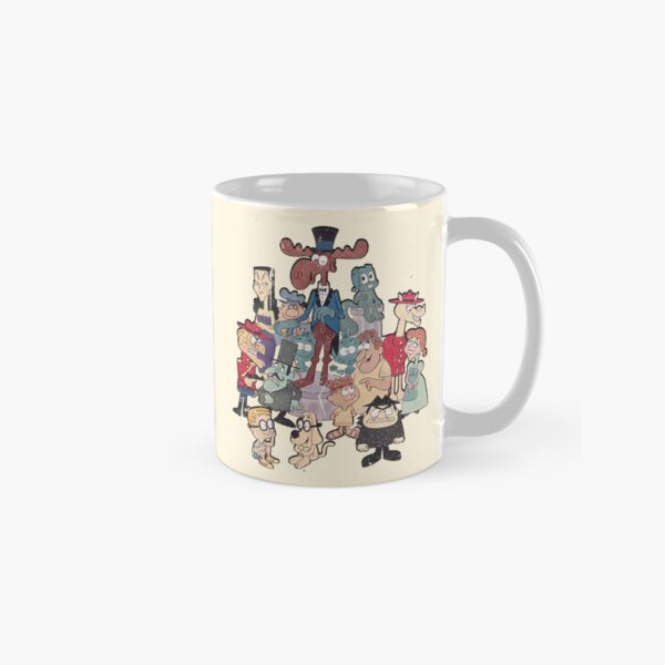 Artikel-Vorschau von Bullwinkle and Friends - Authentischer Vintage-Distressed-Stil, designt und verkauft von Offset Vinyl Film.