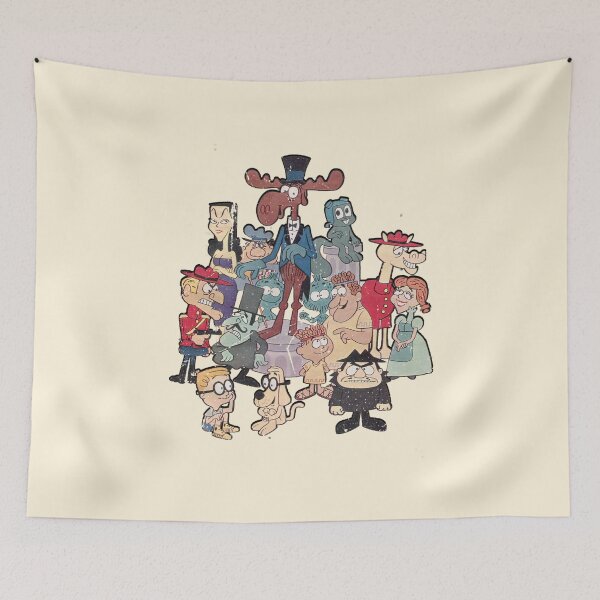 Item preview, Bullwinkle and Friends - Authentic Vintage Distressed Style designed and sold by Offset Vinyl Film.