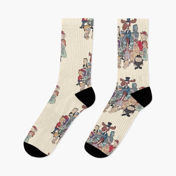 Item preview, Bullwinkle and Friends - Authentic Vintage Distressed Style designed and sold by Offset Vinyl Film.