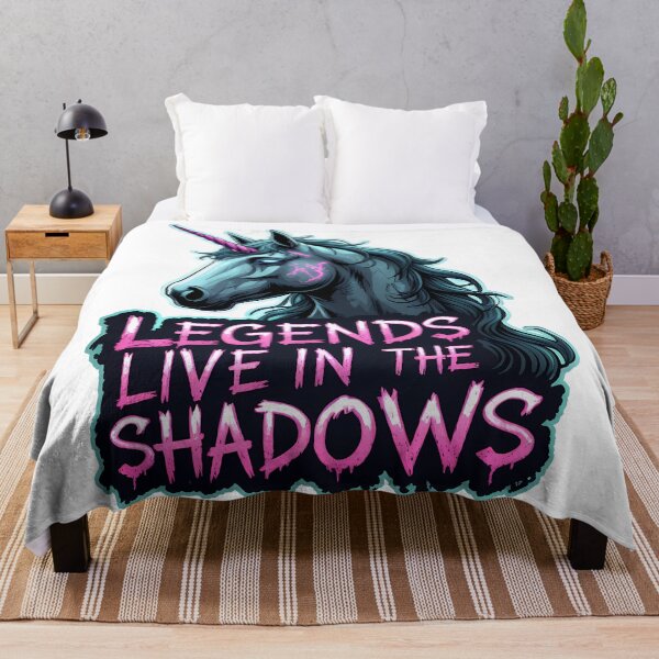 Item preview, Legends Live in the Shadows – Urban Myth Unicorn designed and sold by zoughlal.