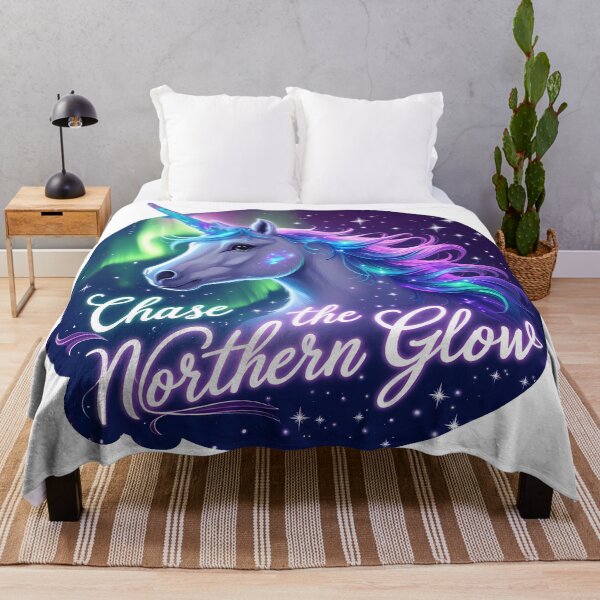 Item preview, Chase the Northern Glow – Aurora Unicorn designed and sold by zoughlal.