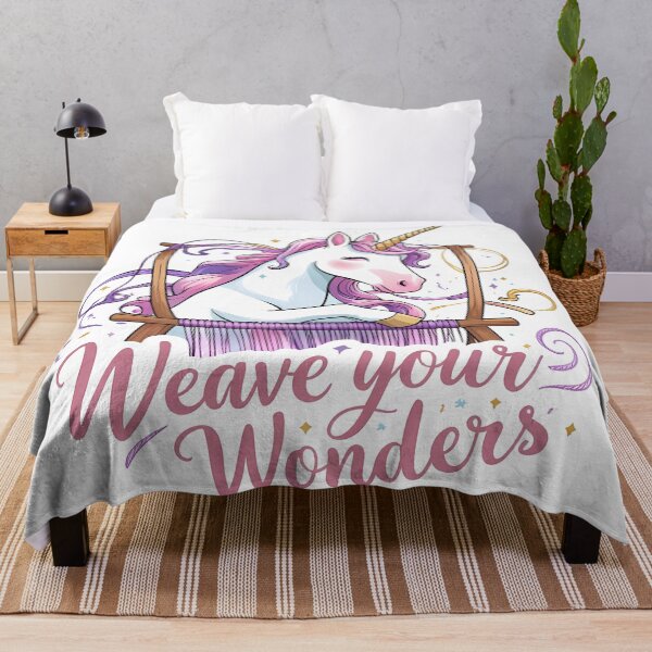 Item preview, Weave Your Wonders – Dreamweaver Unicorn designed and sold by zoughlal.