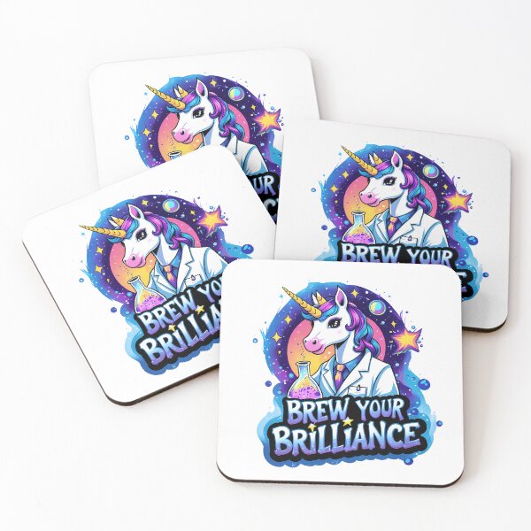 Item preview, Brew Your Brilliance – Cosmic Alchemist Unicorn designed and sold by zoughlal.