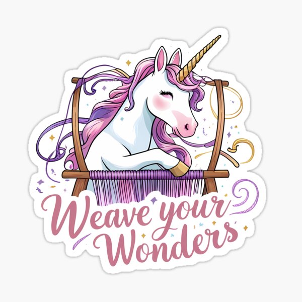 Item preview, Weave Your Wonders – Dreamweaver Unicorn designed and sold by zoughlal.