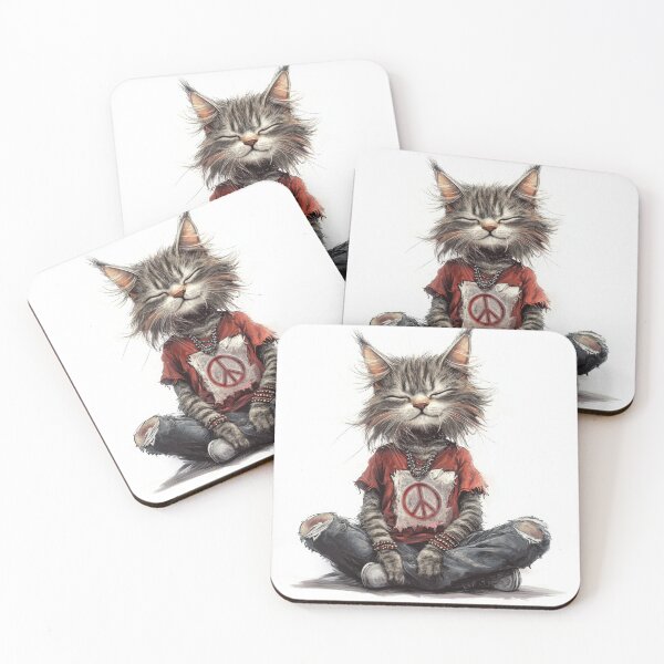 Item preview, Pacifist Cat designed and sold by Visual-Elixir.