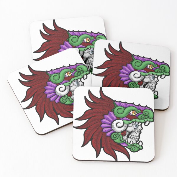 Item preview, Quetzalcoatl skull designed and sold by gavmanart.