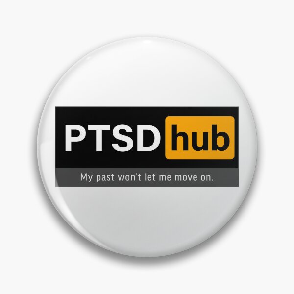 Item preview, PTSD hub; My past won't let me move on. designed and sold by FoxWink Inc.