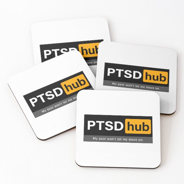 Item preview, PTSD hub; My past won't let me move on. designed and sold by FoxWink Inc.