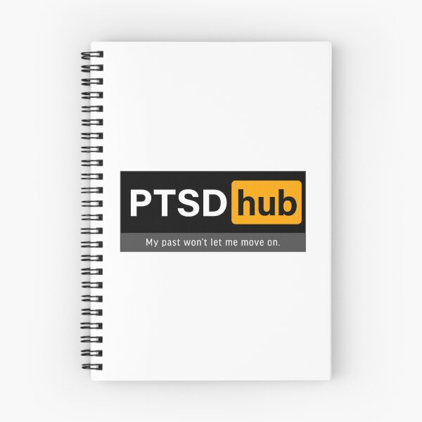 Item preview, PTSD hub; My past won't let me move on. designed and sold by FoxWink Inc.
