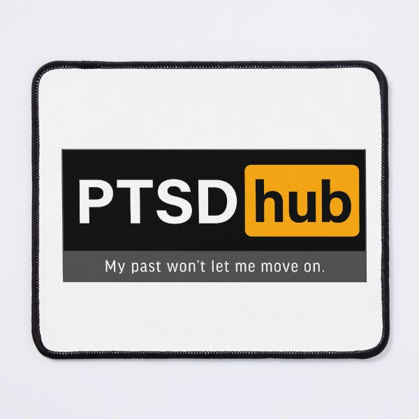 Item preview, PTSD hub; My past won't let me move on. designed and sold by FoxWink Inc.
