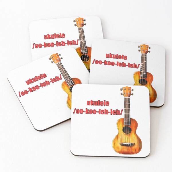 Item preview, ukulele: /oo-koo-leh-leh/ designed and sold by LogosMachina.