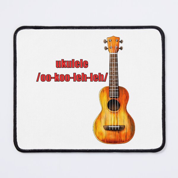 Item preview, ukulele: /oo-koo-leh-leh/ designed and sold by LogosMachina.