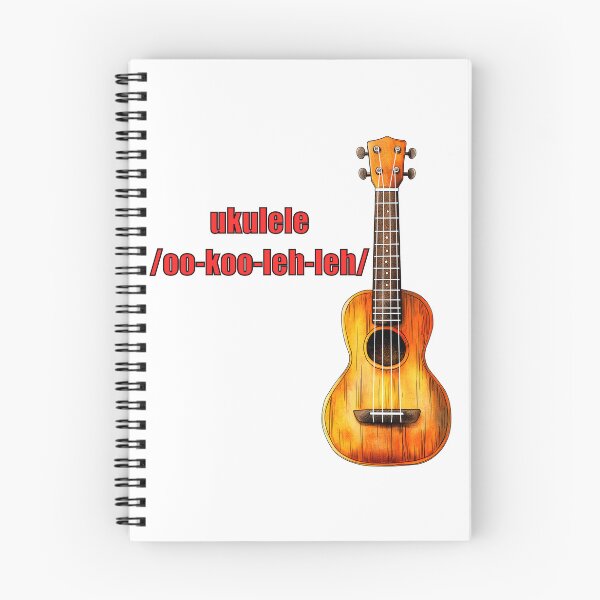 Item preview, ukulele: /oo-koo-leh-leh/ designed and sold by LogosMachina.
