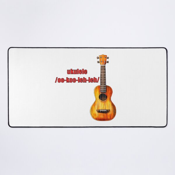 Item preview, ukulele: /oo-koo-leh-leh/ designed and sold by LogosMachina.