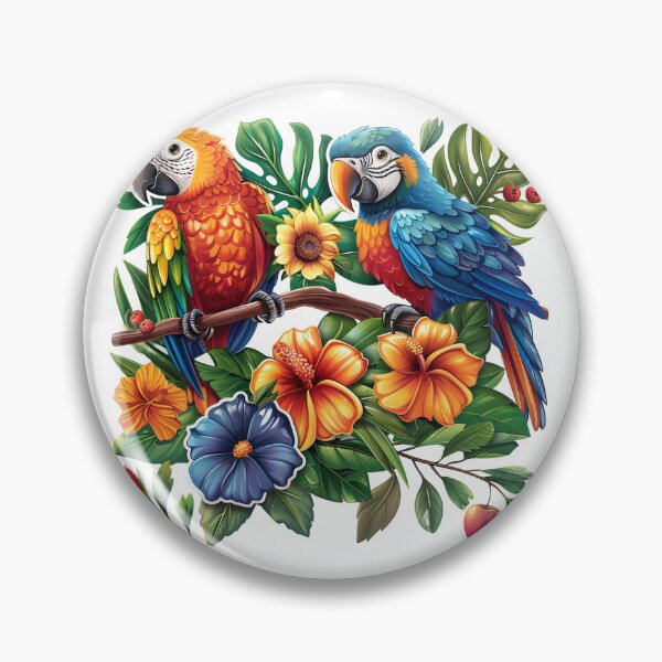 Item preview, parrot designed and sold by Stickermagician.