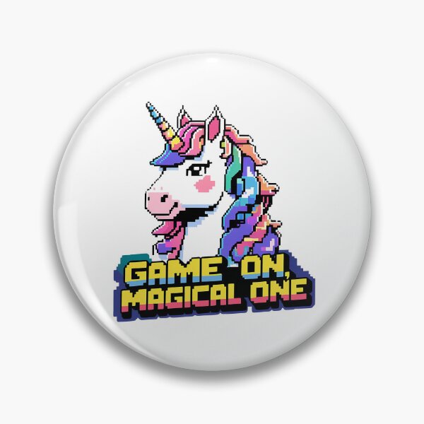 Item preview, Game On, Magical One – Pixel Art Unicorn designed and sold by zoughlal.