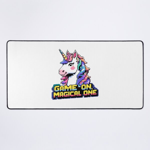 Item preview, Game On, Magical One – Pixel Art Unicorn designed and sold by zoughlal.