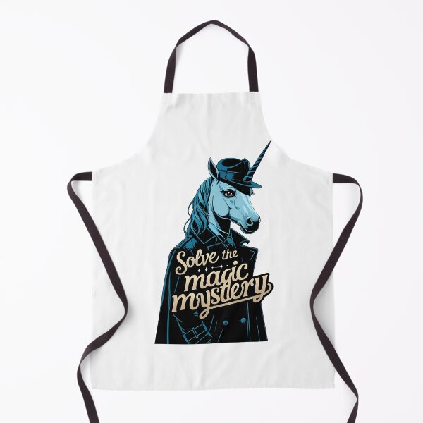 Item preview, Solve the Magic Mystery – Noir Detective Unicorn designed and sold by zoughlal.