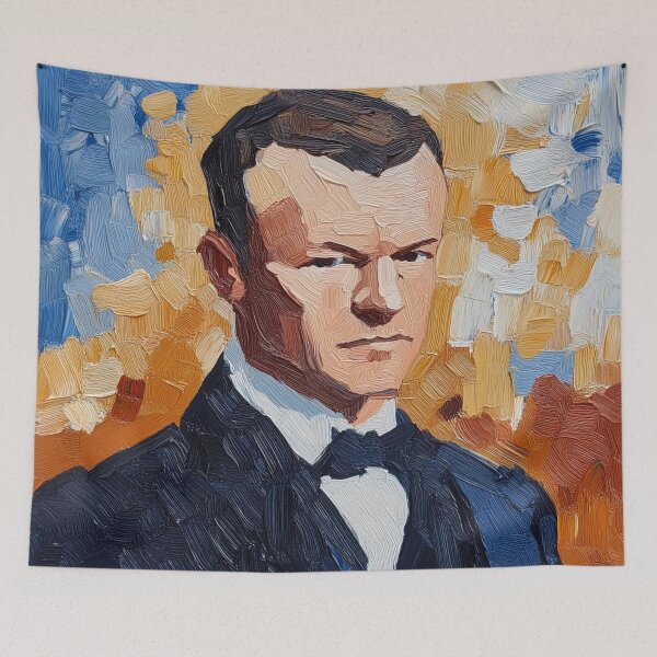 Item preview, Andrew Johnson | Post-impressionist painting style designed and sold by ComicsFactory.