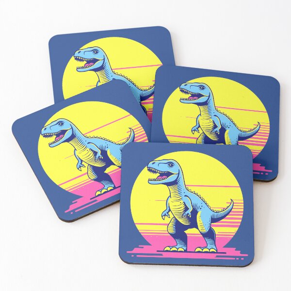 Item preview, T-Rex Resurrection, in Yellow, Pink and Blue! designed and sold by LogosMachina.