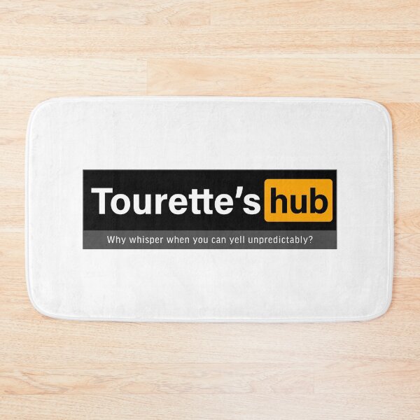 Item preview, Tourettes hub; Why whisper when you can yell unpredictably? designed and sold by FoxWink Inc.