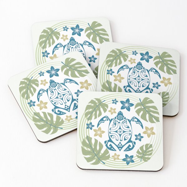 Item preview, Hawaiian Turtle Motif designed and sold by TurquoiseBird.