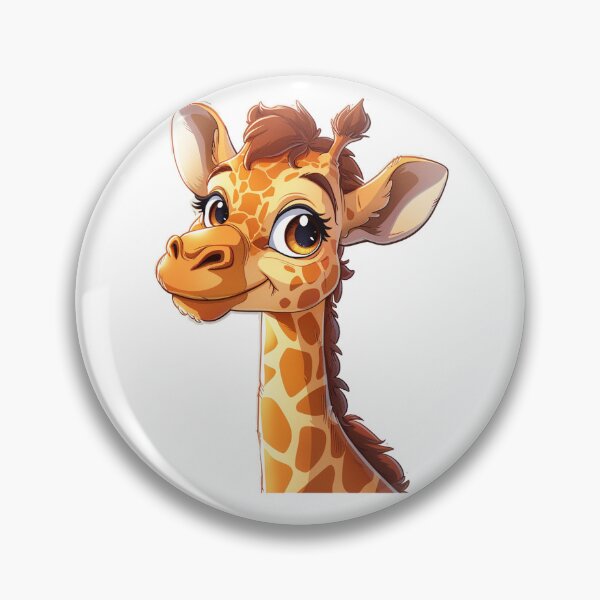 Item preview, Cute cartoon giraffe designed and sold by Stickermagician.