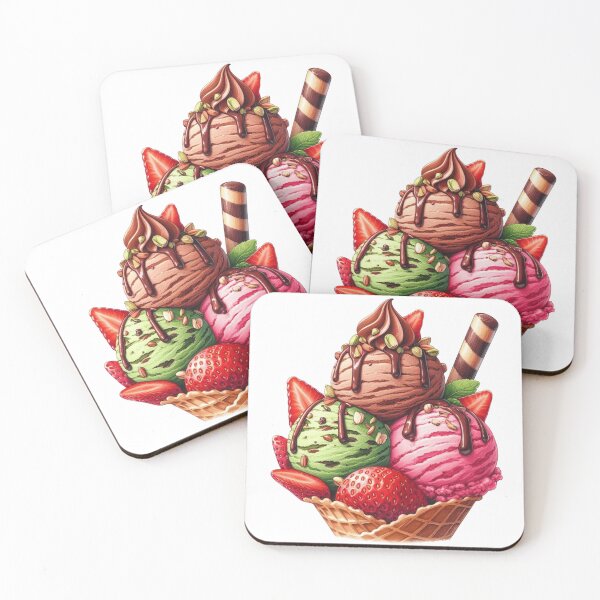 Item preview, ice cream with fruits	 designed and sold by Crisverona.