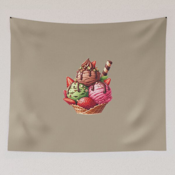 Item preview, ice cream with fruits	 designed and sold by Crisverona.