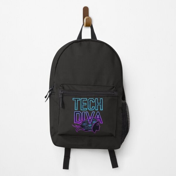 Item preview, Tech Diva:  Bold Neon Art Celebrating Women In Technology And Coding designed and sold by elynne9.