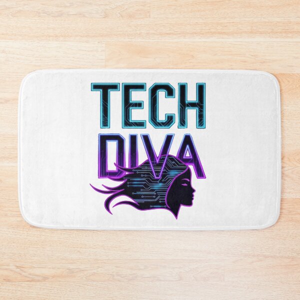 Item preview, Tech Diva:  Bold Neon Art Celebrating Women In Technology And Coding designed and sold by elynne9.