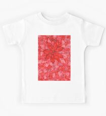 RED FLOWERS OF FUN Kids Tee