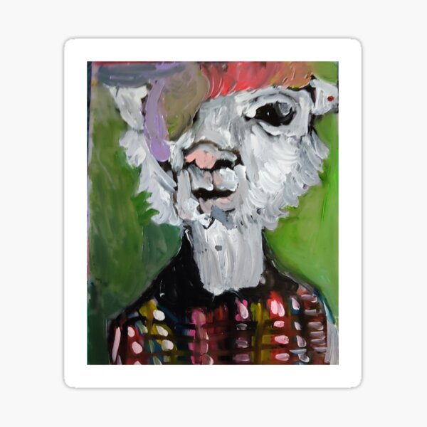 Groovy Lama 2 Sticker