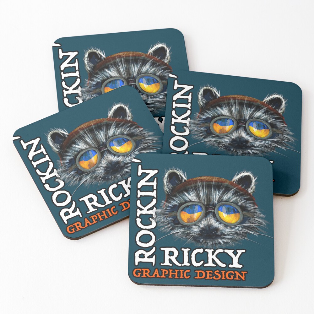 Item preview, Coasters (Set of 4) designed and sold by Rockin-Ricky.