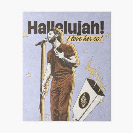 Item preview, Ben Barnes Hallelujah I love her so! Cowbell designed and sold by somedaygraphics.
