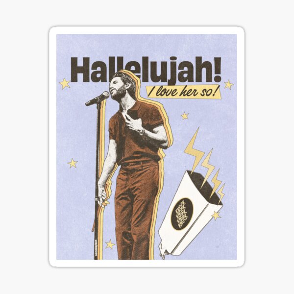 Item preview, Ben Barnes Hallelujah I love her so! Cowbell designed and sold by somedaygraphics.