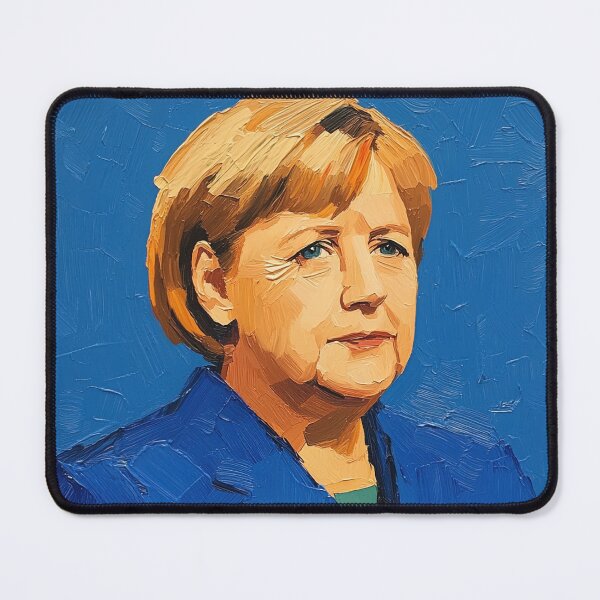 Item preview, Angela Merkel | Post-impressionist painting style designed and sold by ComicsFactory.