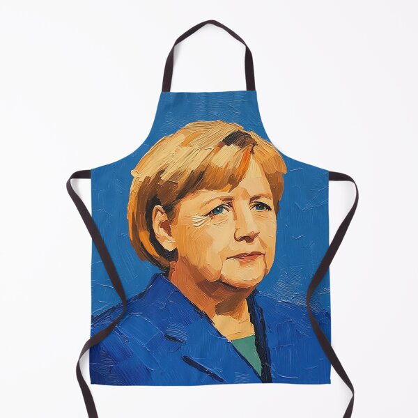 Item preview, Angela Merkel | Post-impressionist painting style designed and sold by ComicsFactory.