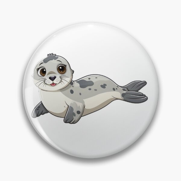 Item preview, Cute cartoon seals designed and sold by Stickermagician.